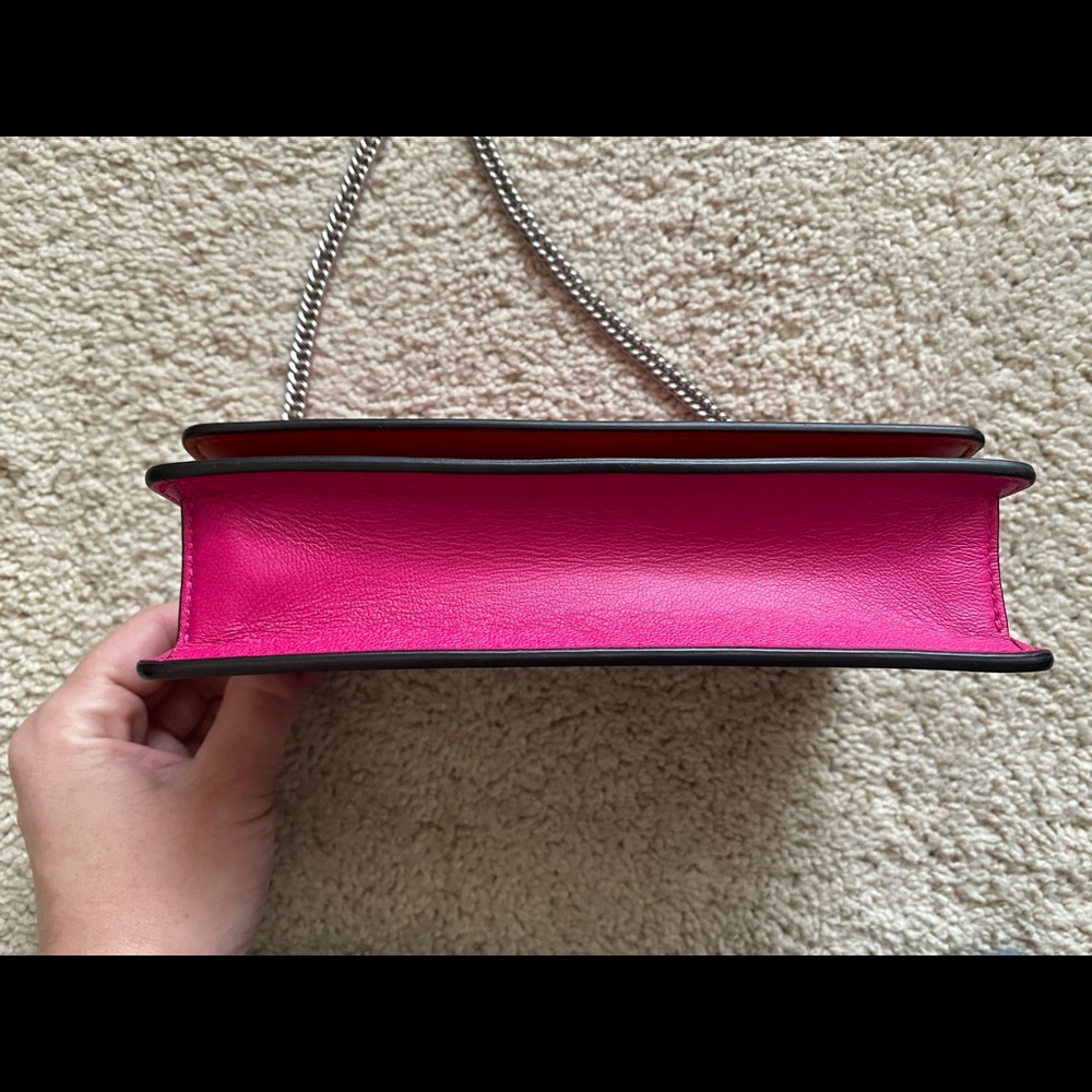 Givenchy Fuchsia Emblem Crossbody Bag/Clutch - Picture 4 of 9